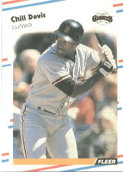 1988 Fleer Baseball Cards      079      Chili Davis
